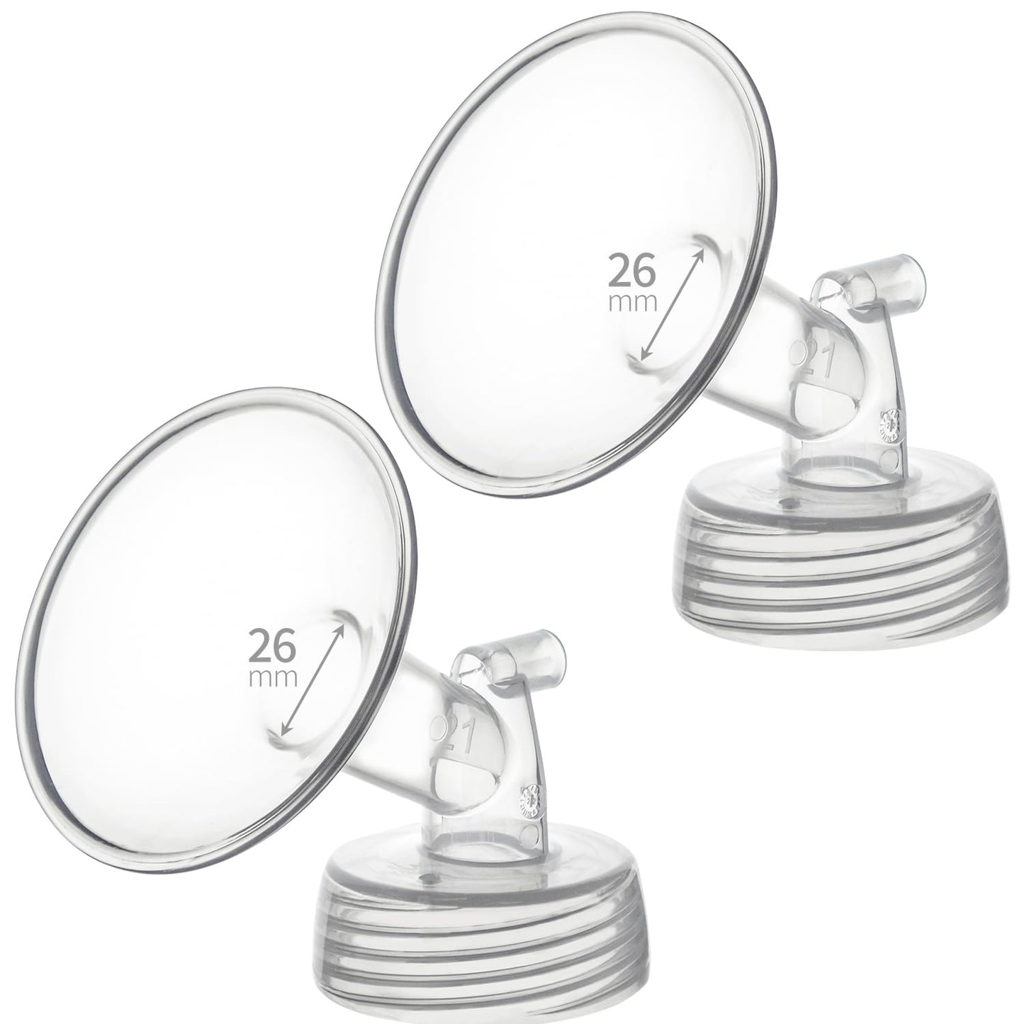Belmikal 26mm Flanges Compatible with Spectra S2 S1 9 Plus Ameda MYA Motif Luna Breastpumps Replacement to Pump Parts Flange. Co