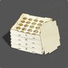ZELPHORA Toy Storage Box Interlocking Panels Wooden Toy Box Transparent Caster Wheels Childrens Furniture Four Layers