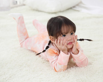 O2 Baby Baby Boys Girls Organic Cotton Zip-Front Sleeper Pajamas, Footed Sleep  'N Play(6-12 Months, Pink)