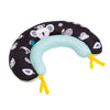Taf Toys 2-in-1 Tummy Time Cushion for Newborns & Infants, Soft Panda Cushion with High-Contrast Crinkle, Baby Development Toy f