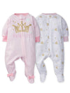 Gerber Baby Girls 2-Pack Sleep 'N Play Princess Arrival 6-9 Months