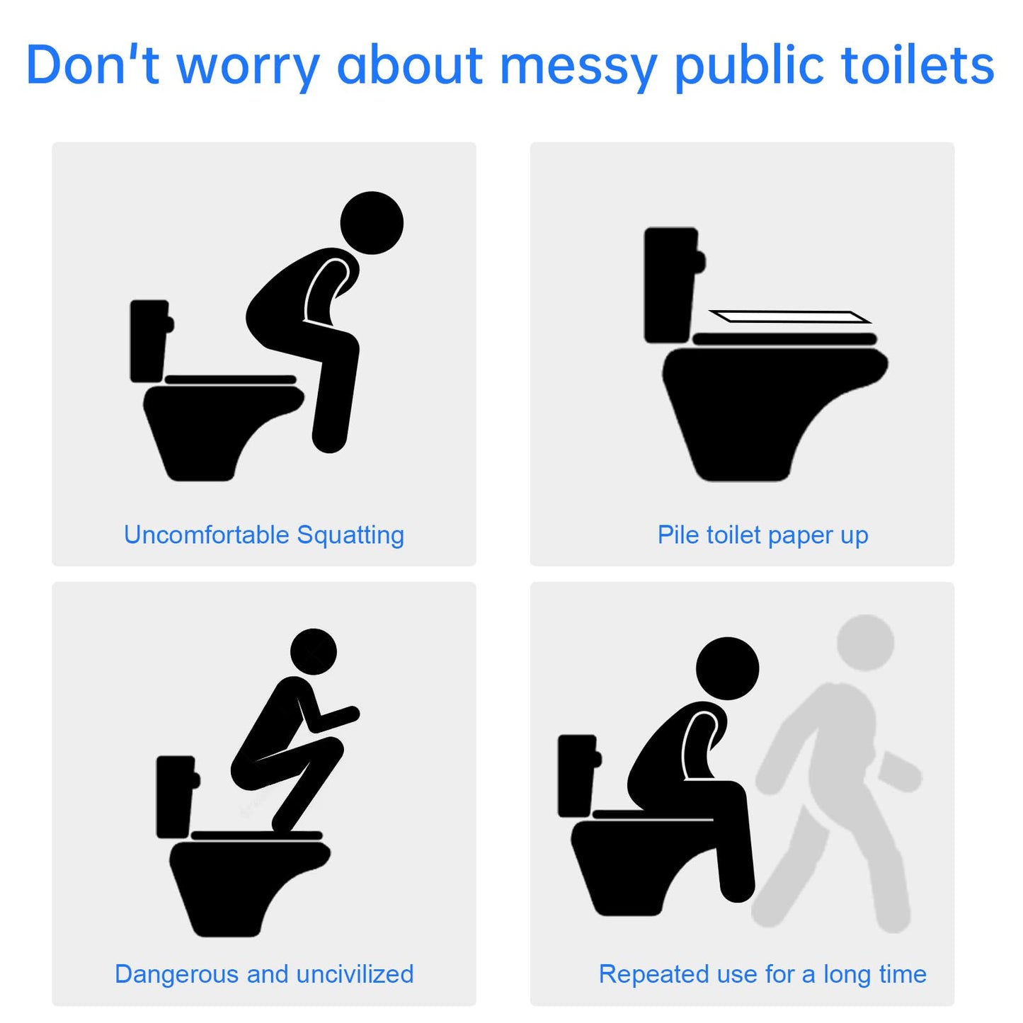 10 Pack Disposable Toilet Seat Covers For Travel Toilet Seat Mat Portable Disposable Toilet Seat Covers For Outing Hotel Hospita