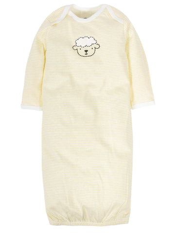 Gerber Unisex Baby Boy And Girls 4-Pack Sleeper Gown Sheep Preemie