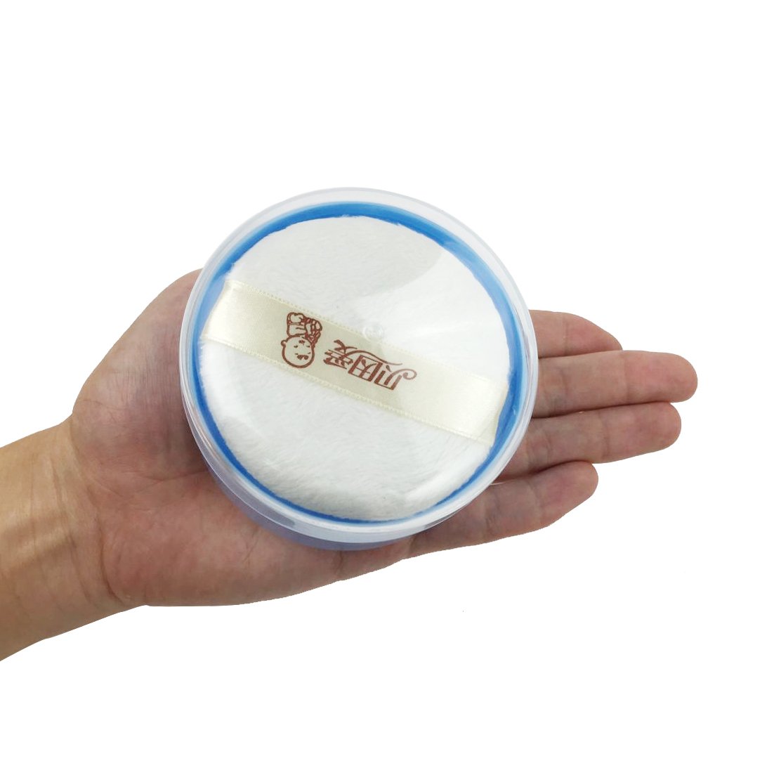 Topwon 3.5'' Baby After-Bath Powder Puff Kit Container Dispensor Case With Sifter | Bpa Free (1 Packed)