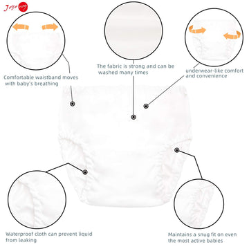 Joyo Roy Rubber Pants For Toddlers Plastic Pants Diaper Covers For Boys Diaper Covers For Girls Plastic Training Pants For Toddl