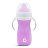 Munchkin Gentle Transition Sippy Cup With Trainer Handles, 10 Ounce, Purple