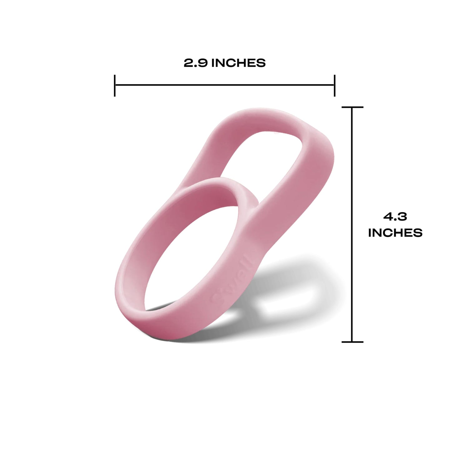 S'Well Traveler Handle, Fits All Traveler Sizes, Pink Topaz, Comfortable Carrying On The Go, Flexible Silicone Grip, Bpa Free
