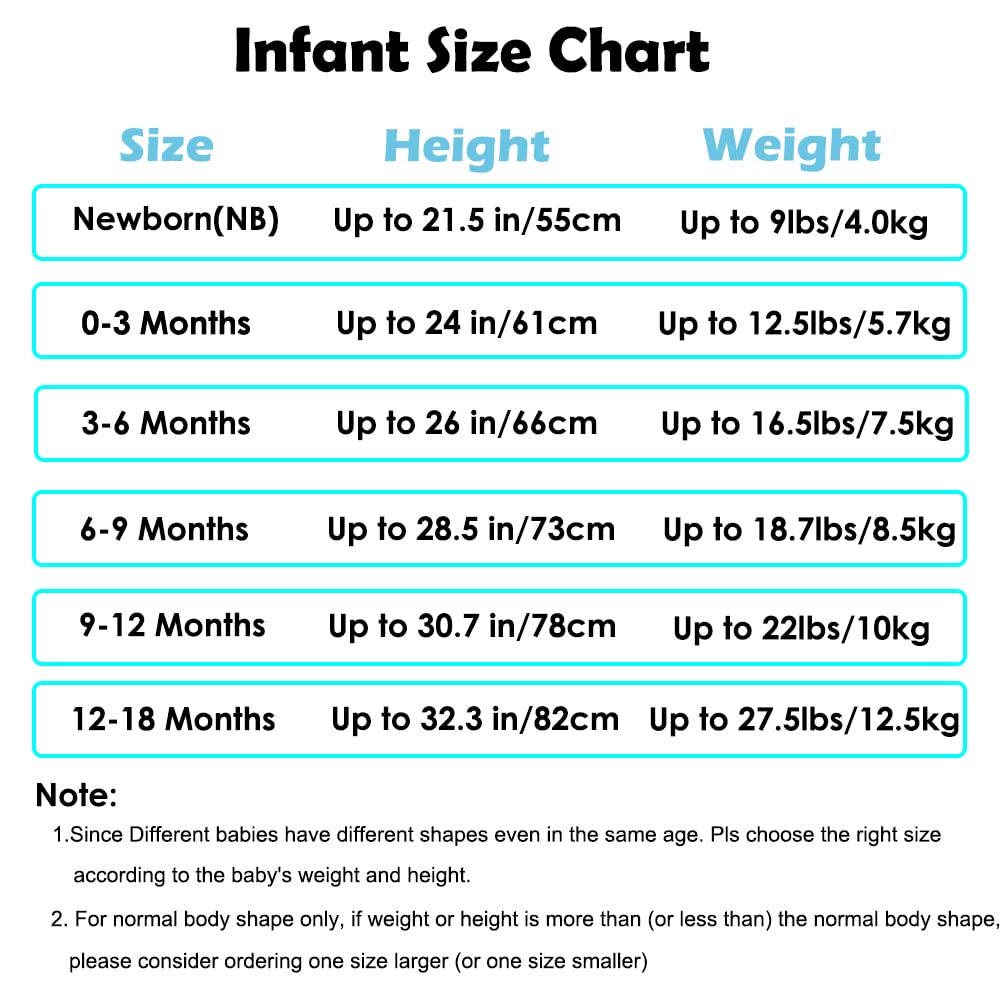 Aablexema Baby Footie Pajamas With Mittens - 3Pcs Infant Footed Sleeper Cotton Sleepwear Outfitsgrey Khaki/Dot/Pink, 3-6M