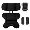 DASEXAUAH Thickened Car Seat Head Support with 2pcs Car Seat Strap Pads Compatible with Doona Infant Insert, Breathable Newborn