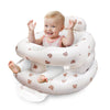 Lnflatable Seat Babies,Floor Seats for Sitting Up Built in Air Pump3 Months & Up Baby-Cartoon Bear