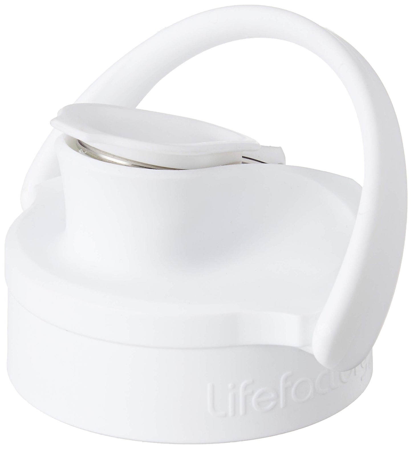 Lifefactory BPA-Free Active Flip Cap Accessory for 12-Ounce, 16-Ounce, and 22-Ounce Glass Bottles, Optic White