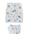Minku Creations New Born Baby BoyS & Baby Girls Jabla Clothing Top Soft Cotton Set For Comfort & Style (New Pack Of 1 03 Mon
