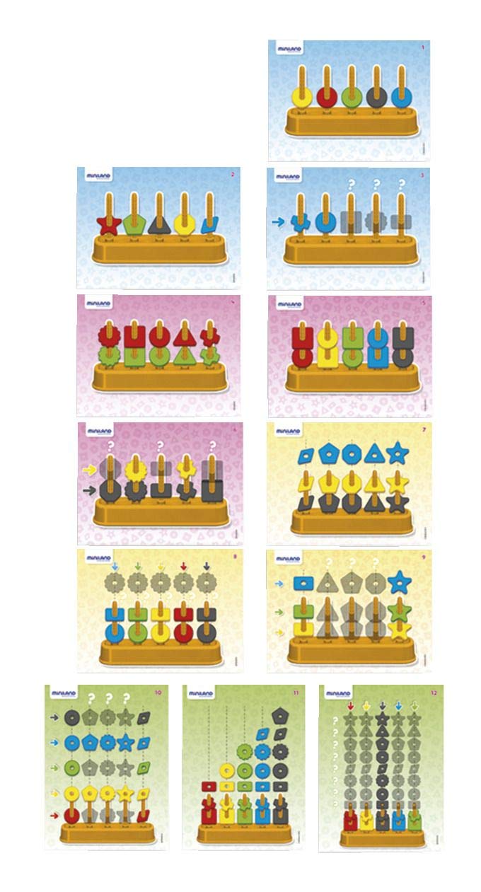 Miniland Abacolor Shapes (50pcs) - STEM, Maths, Numbers, School, Activities