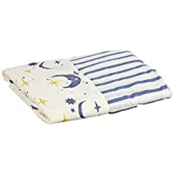 Touched By Nature Unisex Baby And Toddler Organic Cotton Toddler Pillowcase, Moon, One Size