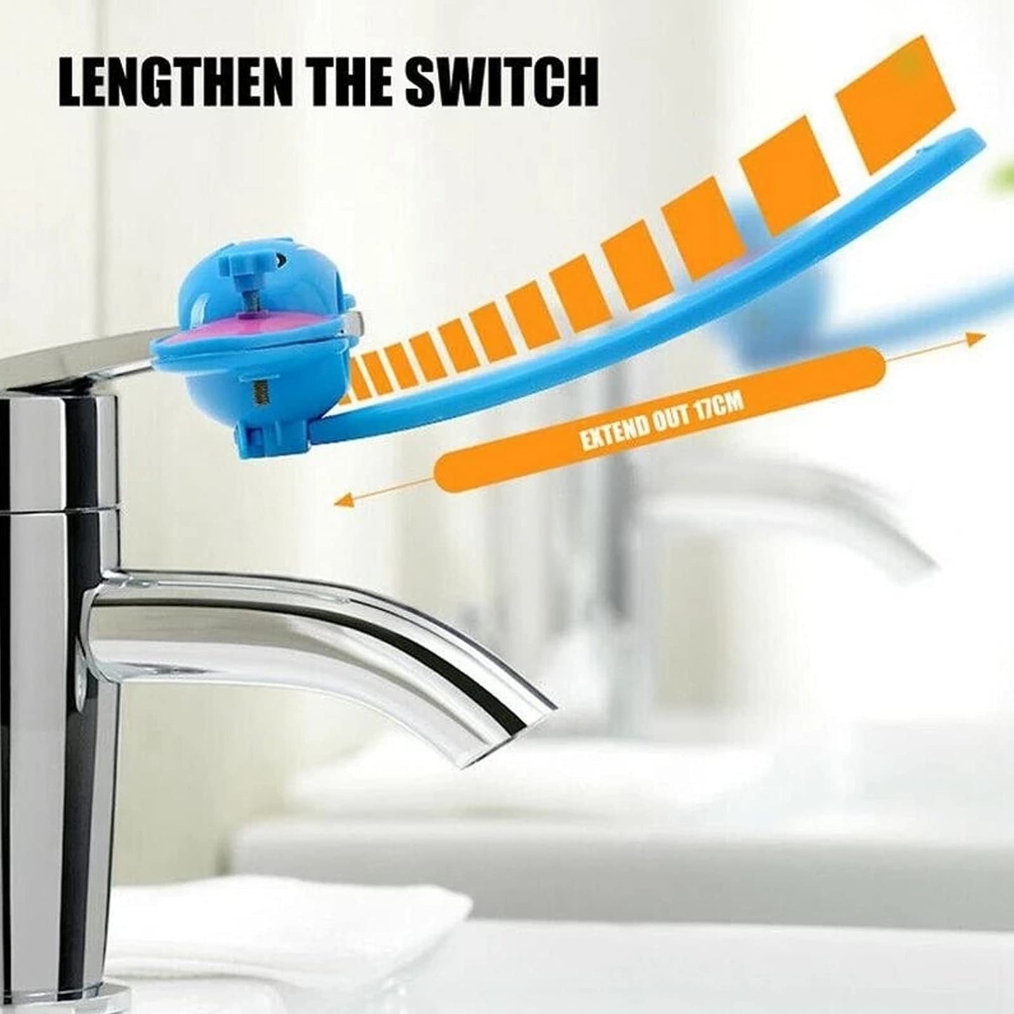 Faucet Extender Sink Handle Extender Pp Faucet Extension Attachment Faucet Extender For Kids Cute Cartoon Shape Bathroom Fixture