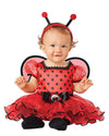 Seasons Infant Baby Girls Ladybug Dress With Tutu Skirt Halloween Costume (12-18 Months) Red Black