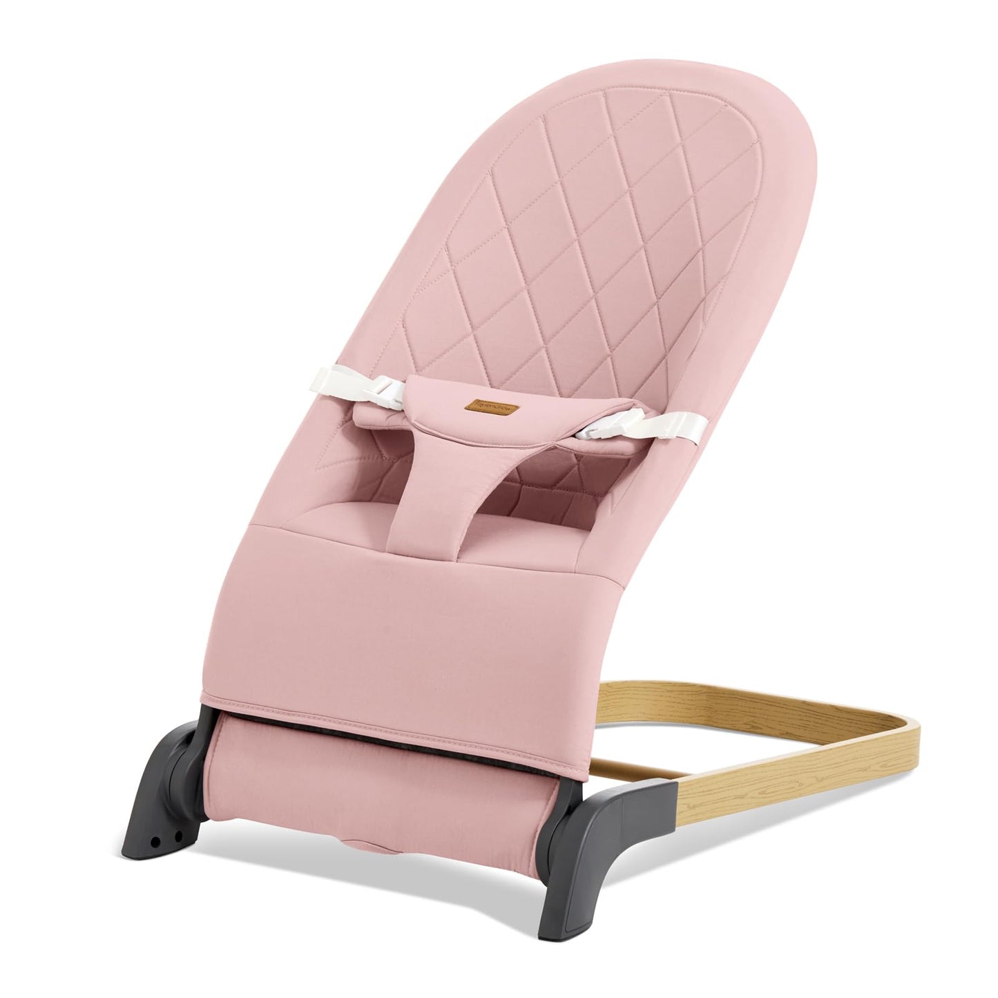 Foldable Baby Bouncer, Baby Bouncer Seat With 3 Adjustable Heights, Portable Newborn Rocker, Ergonomic Bouncer Seat For Natural