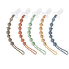 Pandaear 5 Pack Silicone Pacifier Clips, Pacifier Holder With One Piece Design For Baby Boys & Girls, Teething Toys Teethers