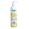 Now Baby, Gentle Shampoo & Wash, Fragrance Free With No Artificial Fragrance, Parabens, Phthalates, Petrolatum Or Sulfates, 8-Ou