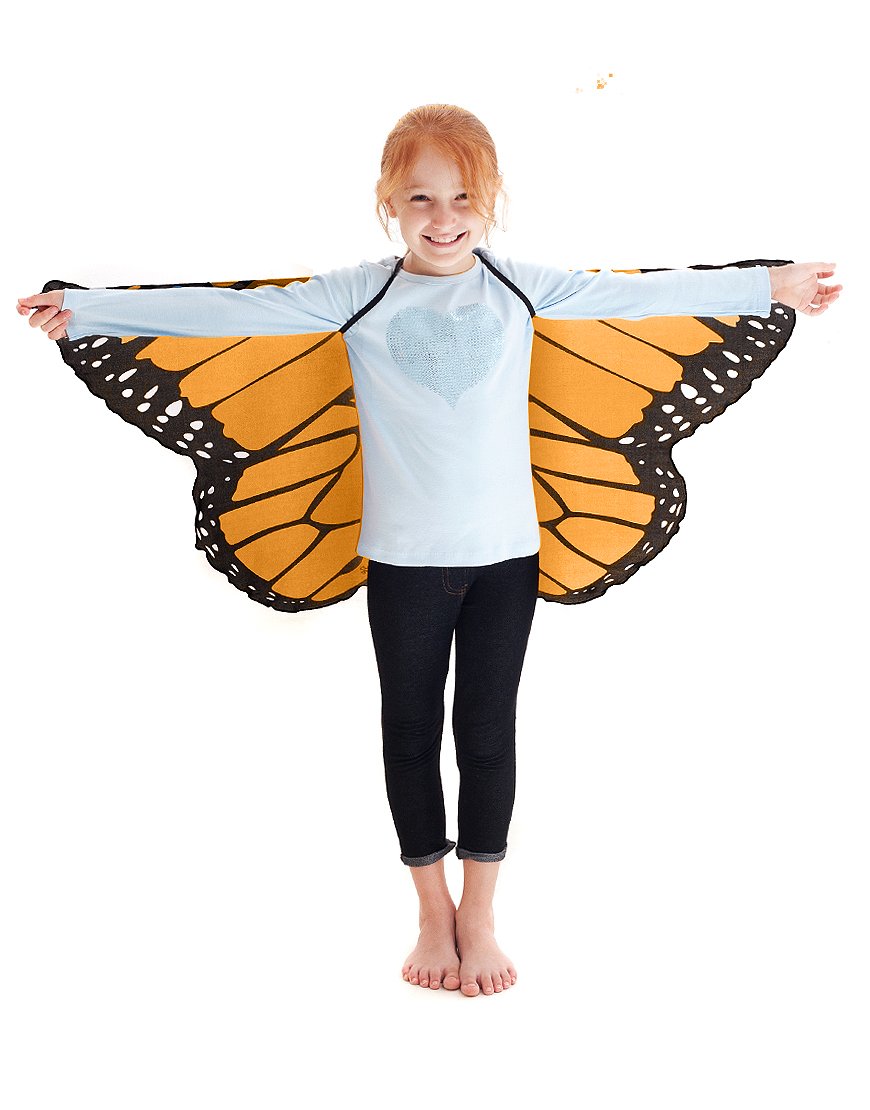 Dreamy Dress-Ups Orange Monarch Butterfly Wings