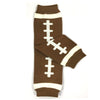 Bowbear Adorable Designs Baby Leg Warmers, Brown Football