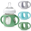 3 Pack Silicone Sleeves For Philips Avent Glass Bottle - Anti Breakage Baby Bottle Holder With Handles For Phillips Avent Glass