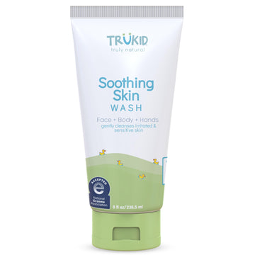 Trukid Soothing Skin Eczema Face And Body Wash - Nea-Accepted For Eczema, Soothes & Prevents Irritation, Fragrance-Free, Stops I