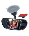 Range Tour Baby Car Mirror on the Front Windshield, 360 Adjustable Wide Angle Convex Rearview for Rear Facing Infant Suction Cup