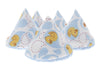 Washable cotton Pee-pee Teepees that shield baby boys pee during diaper changes. Makes a great add-on gift for a baby shower tha