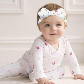 Ickeyou 8/5/11Pcs Baby Newborn Headband Bows Soft Stretchy Nylon Hair Bands For Infants Toddlers And Kids Cute Bow Hair Accessor