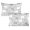 Toddler Pillowcase Boys, Kids Pillow Cover For Sleeping, 2 Pack Elephant Set Fit Pillow Sized 13'X 18' Or 14'X19', Travel Pi