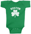 Threadrock Baby Boys' Boston Shamrock Irish Pride Infant Bodysuit 6 Months Kelly Green