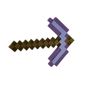 Minecraft Enchanted Purple Pickaxe Costume Accessory