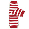 Allydrew Stripes, Polka Dots & Chevron Baby Leg Warmer & Toddler Leg Warmer For Boys & Girls, Red & White Stripes