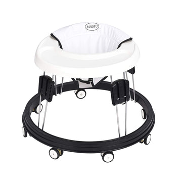 The Foldable Baby Walker, Suitable For 66-80Cm Height Wheeled Baby Boy And Girl Walker, Mute Anti-Rollover Baby Walker, Avoid Bi