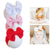 Hjiaruiky 3PCS Baby Girl Bows Baby Headbands Newborn Bow Big Stretchy Nylon Headbands for Baby Girls Hair Bows Hair Accessories
