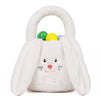Ourhonor Easter Basket Plush, Bunny Easter Basket For Kids, Plush Easter Buckets With Long Ear Easter Bags For Boys Girls, Easte