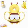 Grdsax Bumble Bee Backpack for Babies, Baby Head Protector Backpack with Horizontal Fixing Belt, Head Protection Back Pack for C