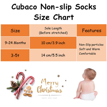 Cubaco Baby Socks, 12 Pairs Non Skid Anti Slip Cotton Grip Socks For Toddler Baby Toddler Socks Baby Boy Socks 12-24 Months Todd