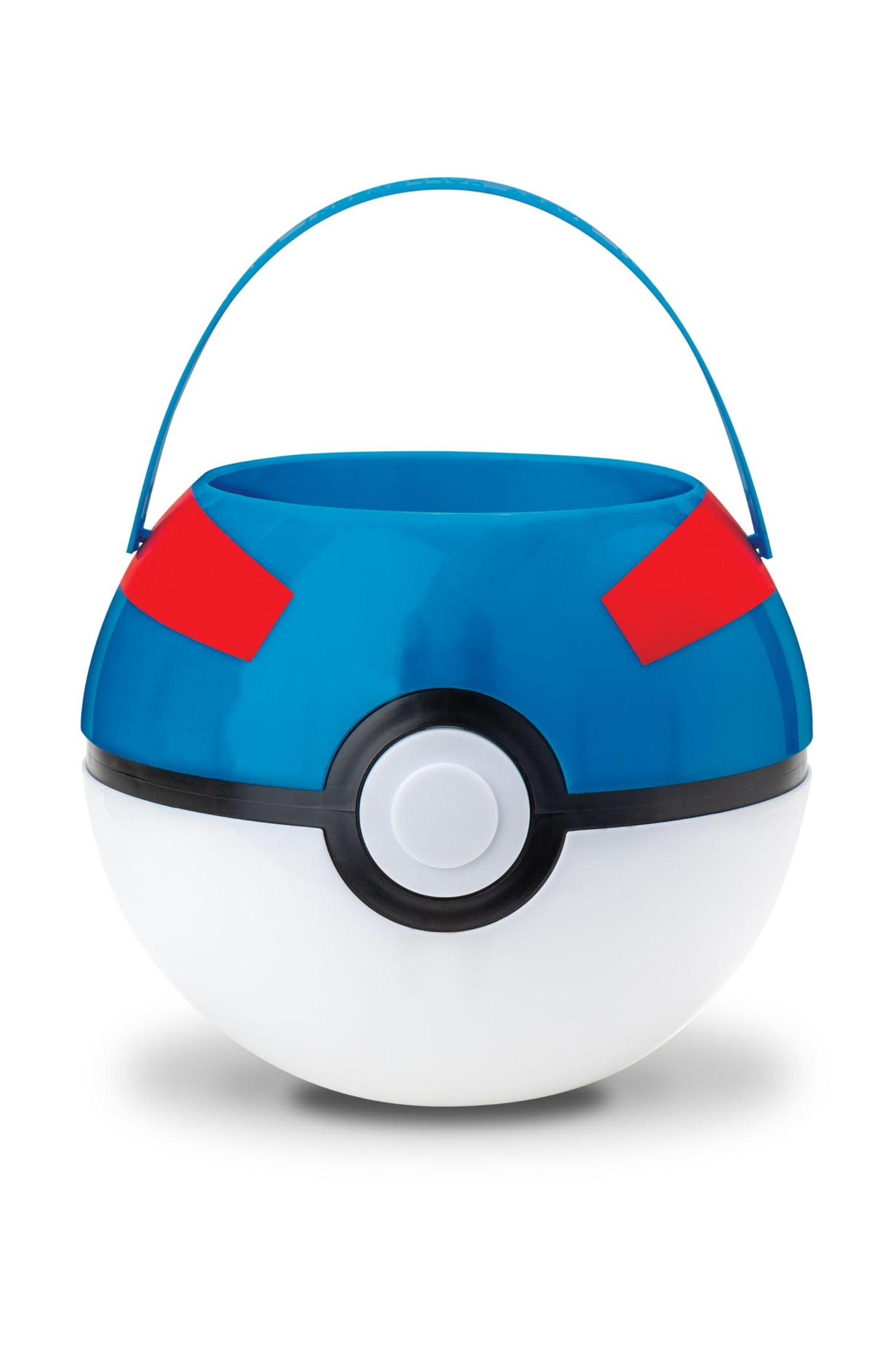 Disguise Pokemon Great Ball Treat Pail, Official Candy Bucket Costume Accessory for Kids & D cor, 6.5x7.5x7.5 inches