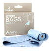 Keepigo, Compostable Disposable Diaper Bags Refills | 6 Rolls, 72 Leak-Proof, XL Biodegradable Baby Poop Bags | Eco-Friendly Dia