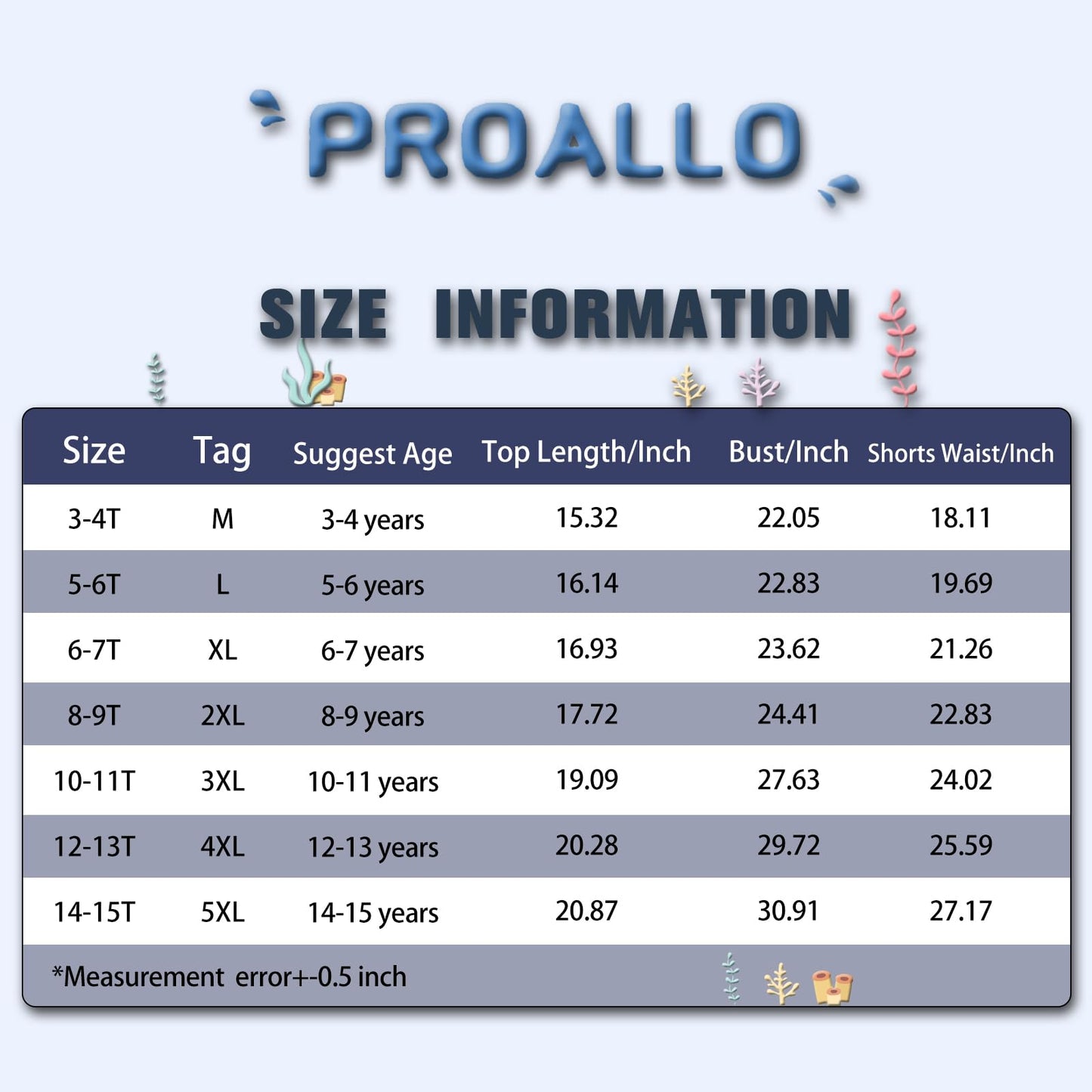 Proallo Girls Bathing Suits Two Piece Vest Style Swimsuit With Boyshort Tankini Swimwear