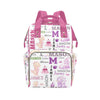 Personalized Diaper Bag Backpack for Women, Custom Name Nursing Mommy Daypack, Diaper Bag for Boys Girls, New Mom Gifts (Dinosau