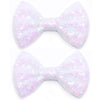 Kiszu 4 Inch Sequin Glitter Hair Bows Clips, Sparkling Bling Little Bow Hairpins Hair Accessories For Baby Girls Kids Children T