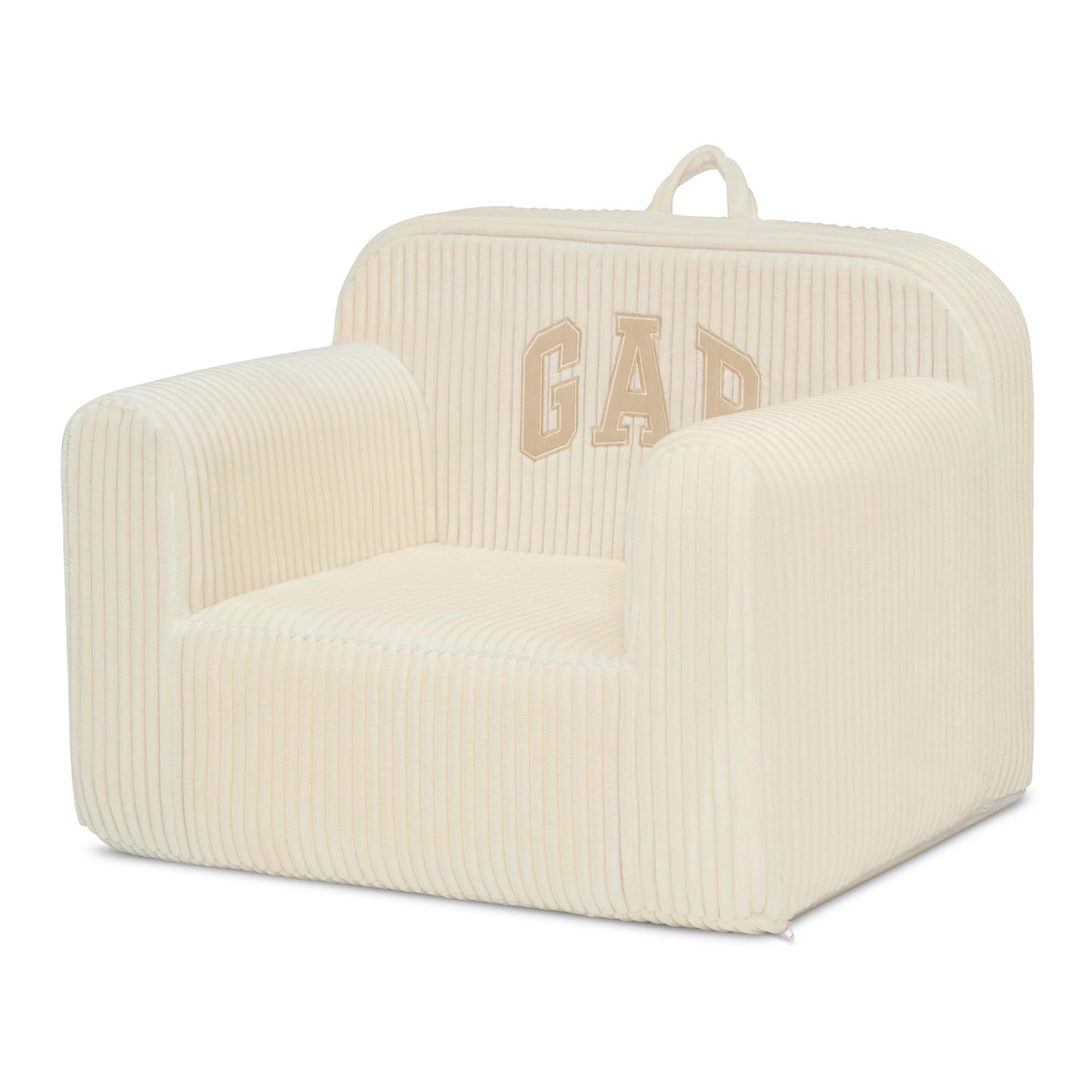 Delta Children Babygap Ribbed Velour Chairs - Greenguard Gold Certified, Beige