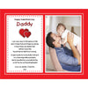 First Valentine'S Day Poem Gift From Baby To Daddy, 8X10 Inch Print Personalized With Names And Photo