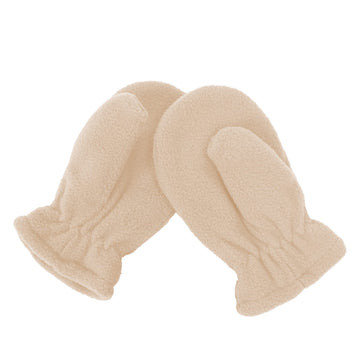 Uttpll Toddler Mittens Unisex Sherpa Lined Fleece Gloves Winter Warm Easy-On Kids Winter Outdoor Mittens For Baby Boys Girls Bei