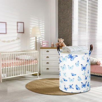 Ntaohamper Kids Laundry Hamper,Laundry Basket,Baby Nursery Hamper,Waterproof Storage Bin,Clothes Organizer,Toys Bin,Room Decor(B