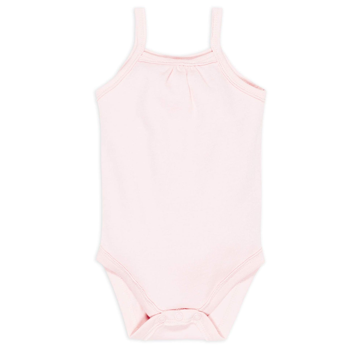 Honestbaby 5-Pack Organic Cotton Cami Bodysuits, Pink Ombre, Preemie