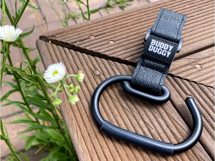 Nonslip Stroller Hook For Hanging Diaper Bags, Purse, Shopping On Strollers Buddyduggy